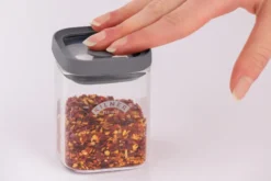 Kilner FRESH kryddburk fyrkantig, Klar-grå, 160 ml