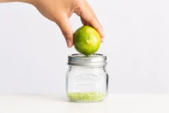 Kilner förvaringsburk med rivlock, Silver-klar, 250 ml