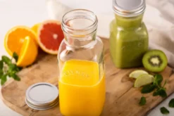 Kilner juice- och såsflaska, Klar-rostfritt stål, 0,5 L