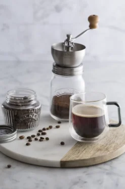 Kilner kaffekvarn, Klar-rostfritt stål, 0,5 L