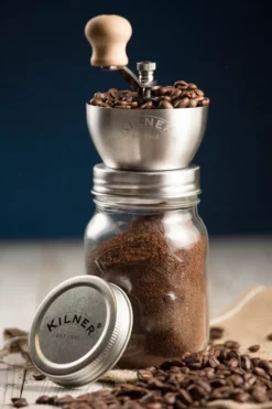 Kilner kaffekvarn, Klar-rostfritt stål, 0,5 L