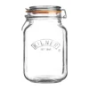 Kilner konservburk fyrkantig med bygel, Klar, 2 L
