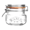 Kilner konservburk fyrkantig med bygel, Klar, 0,5 L