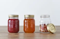 Kilner konservburk rund, Klar-guld, 0,5 L
