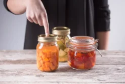 Kilner konservburk rund, Klar-guld, 0,5 L