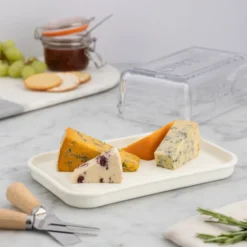 Kilner ostförvaring, Klar-vit