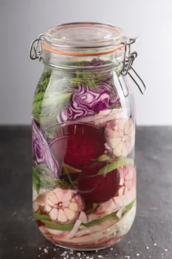 Kilner rund burk med bygel, Klar, 1,5 L
