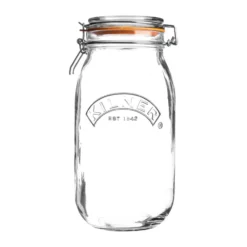 Kilner rund burk med bygel, Klar, 1,5 L