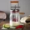 Kilner smörkärnare, Klar-röd, 1 L
