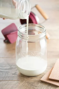 Kilner smörkärnare, Klar-röd, 1 L