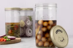 Kilner WIDE konservburk, Klar-guld, 1 L