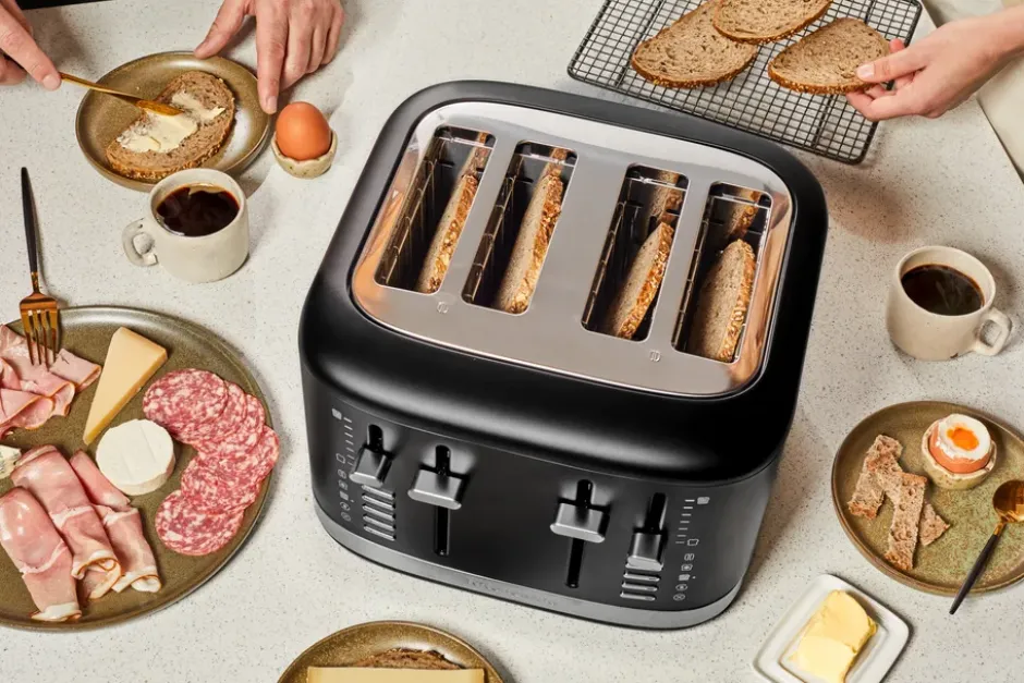 KitchenAid brödrost 4 skivor, Black matte