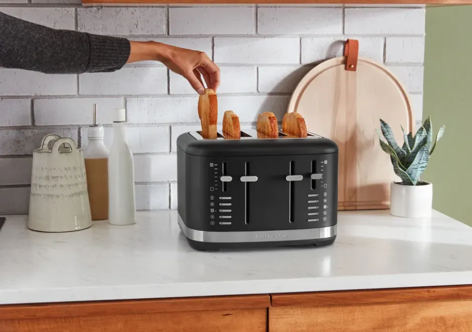 KitchenAid brödrost 4 skivor, Black matte