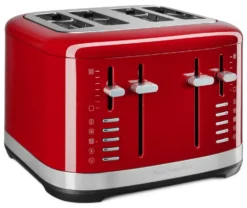 KitchenAid brödrost 4 skivor, Empire red