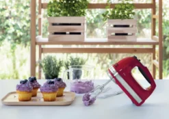 KitchenAid elvisp med 9 hastigheter 85W, Empire red