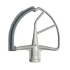 KitchenAid flatblandare med silikonkant stor, Silver