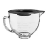 KitchenAid glasskål med lock 4,7 L, Klar