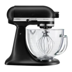 KitchenAid glasskål med lock 4,7 L, Klar