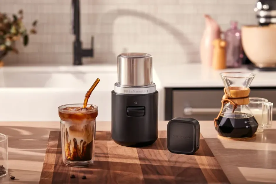 KitchenAid Go sladdlös kaffekvarn med batteri, Black matte