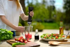 KitchenAid Go sladdlös stavmixer med batteri, Black matte