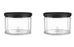 KitchenAid Go top down chopper skål 2-pack, Transparent