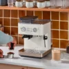 KitchenAid halvautomatisk espressomaskin med kvarn, Porcelain white