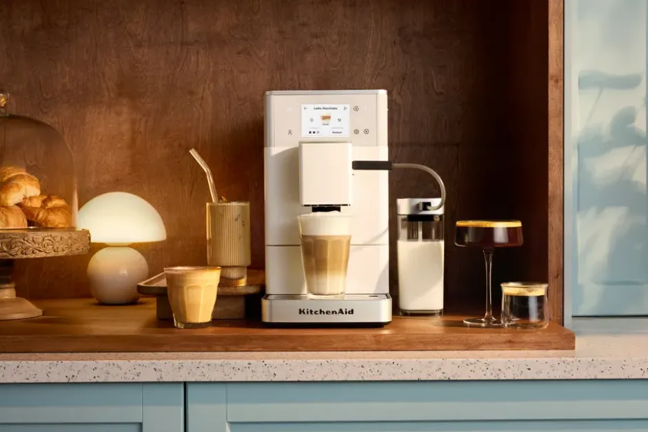 KitchenAid KF4 automatisk espressomaskin, Porcelain white