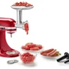 KitchenAid köttkvarn med korvhorn, Stainless steel