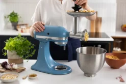 KitchenAid köttkvarn med korvhorn, Stainless steel