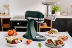 KitchenAid köttkvarn med korvhorn, Stainless steel