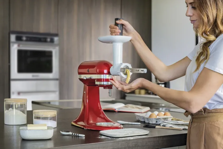 KitchenAid köttkvarn och kakpress till köksmaskin, White