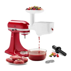 KitchenAid köttkvarn och passertillsats till köksmaskin, White