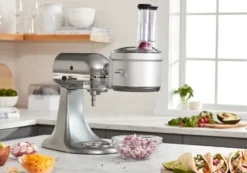 KitchenAid matberedare till köksmaskin, Stainless steel