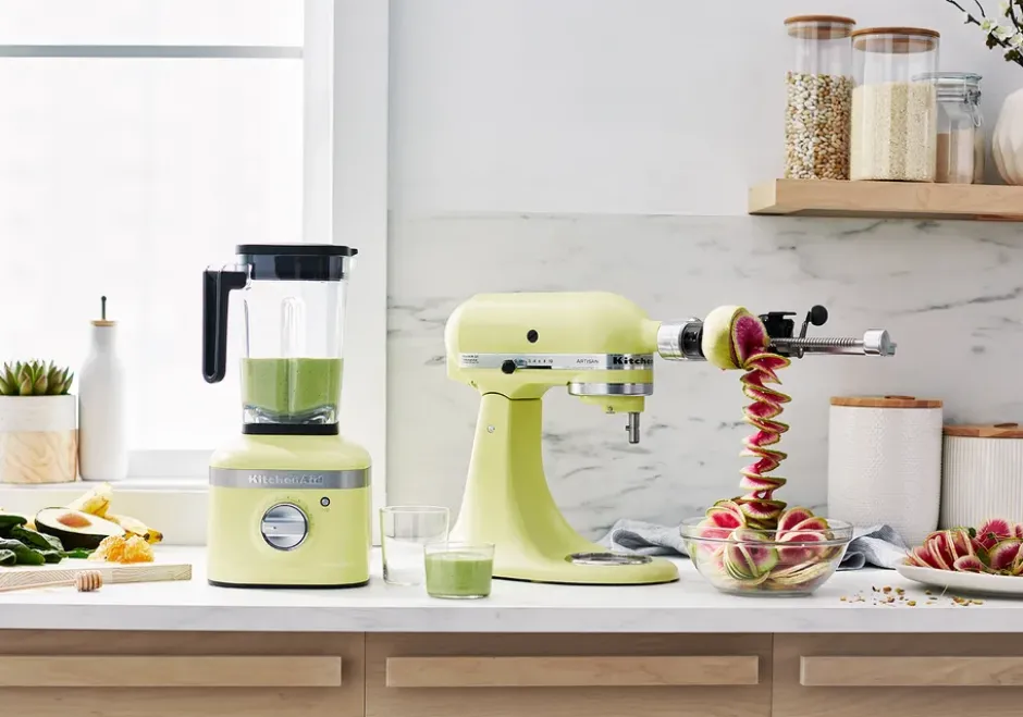 KitchenAid multifunktionell grönsakssvarv till köksmaskin, Stainless steel
