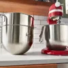 KitchenAid skål rostfritt stål med J-handtag 6,6 L, Brushed stainless steel