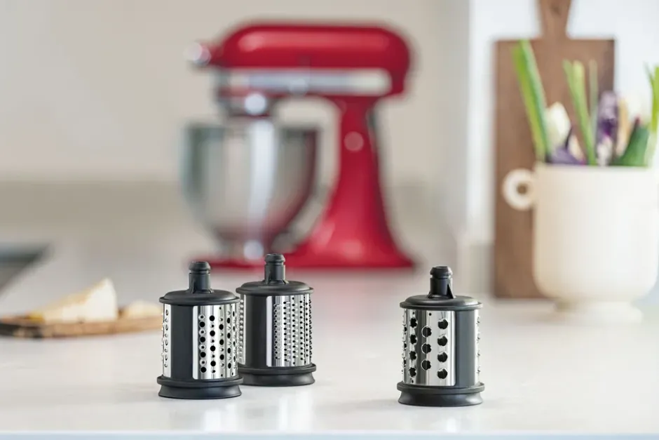 KitchenAid tillbehörsset till grönsaksskivare, Stainless steel