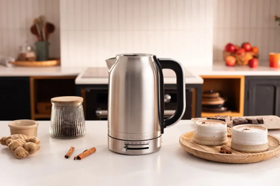 KitchenAid vattenkokare med temperaturkontroll 1,7 L, Stainless steel