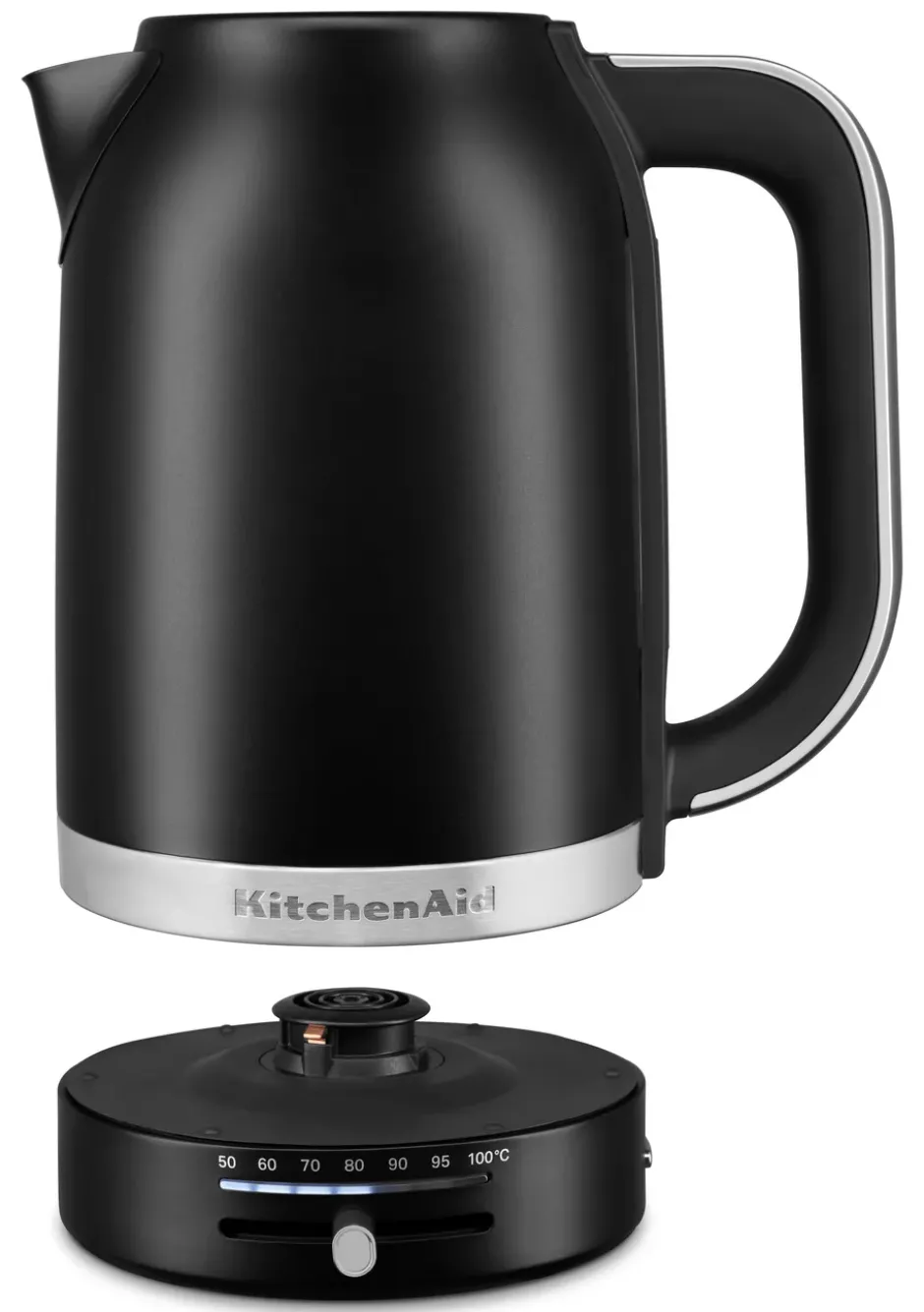 KitchenAid vattenkokare med temperaturkontroll 1,7 L, Black matte