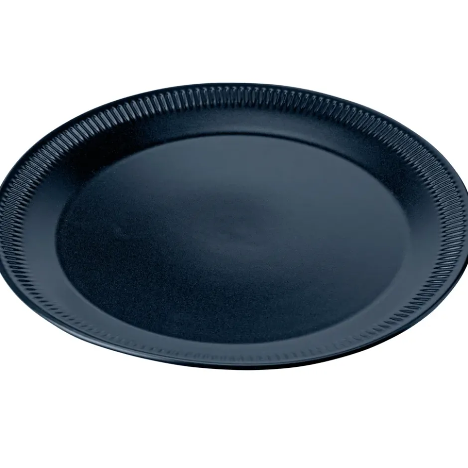 Knabstrup mattallrik blå, 27 cm