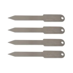 Kockums burgarpinne 4-pack, Rostfritt stål