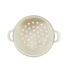 Kockums durkslag med ånginsats, Cream Lux (beige)