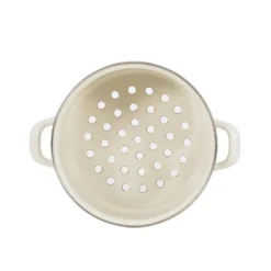 Kockums durkslag med ånginsats, Cream Lux (beige)