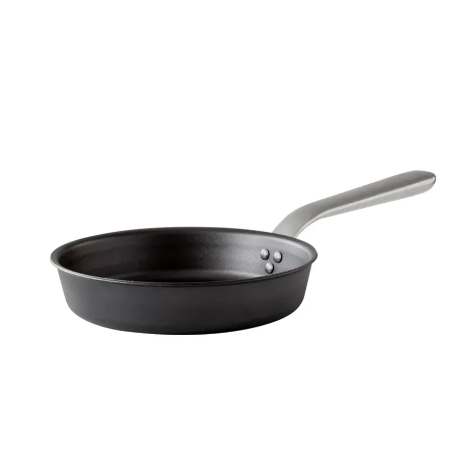 Kockums stekpanna kolstål ergonomiskt handtag, ø24 cm