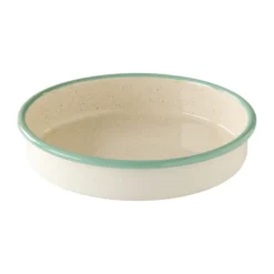 Kockums ugnsform, Cream Lux-grön, rund, Ø24 cm