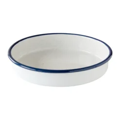 Kockums ugnsform, Kockums white-blå, rund, Ø28 cm