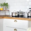 Kosmo gryta med glaslock 22 cm 3 L, Rostfritt stål