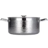 Kroma hamrad kromad gryta med lock, Pixel, 4 L