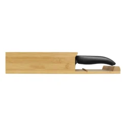 Kyocera knivblock bambu för 4 knivar, 34 cm