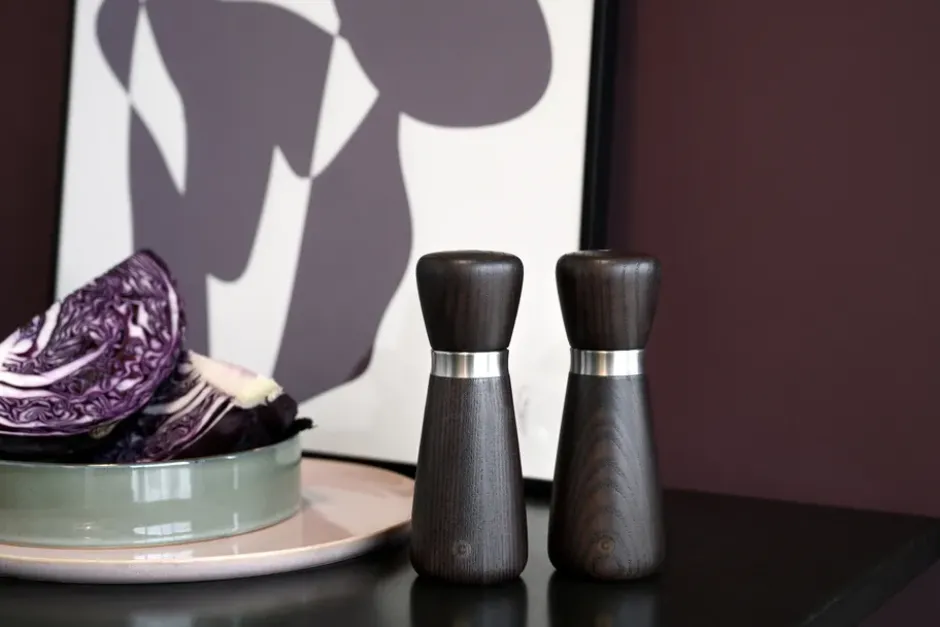 Kyoto kryddkvarn, Brown glaze, FSC ash, 17 cm
