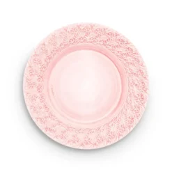 Lace tallrik 32 cm, Ljusrosa